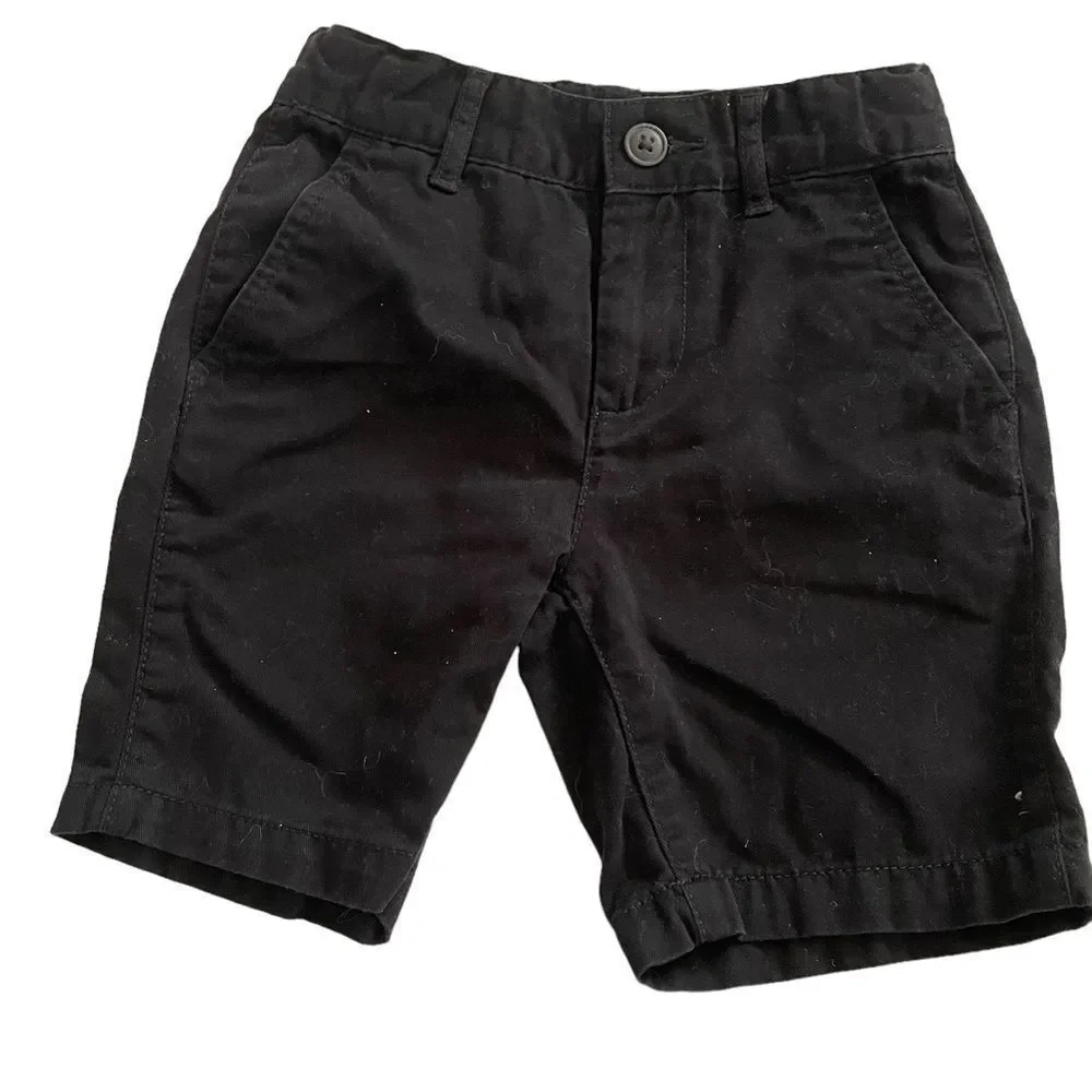 BOYS BLACK SHORTS BY CHILDREN PLACE,‎ sz 5